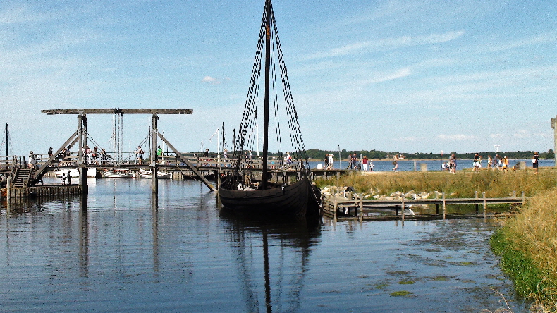 Teil des Wikinger Schiffmuseums