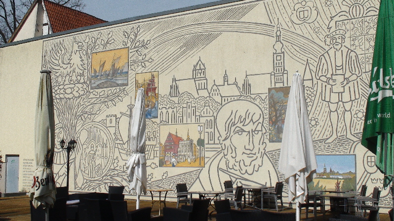 Rückseite eines Universitätsgebäudes