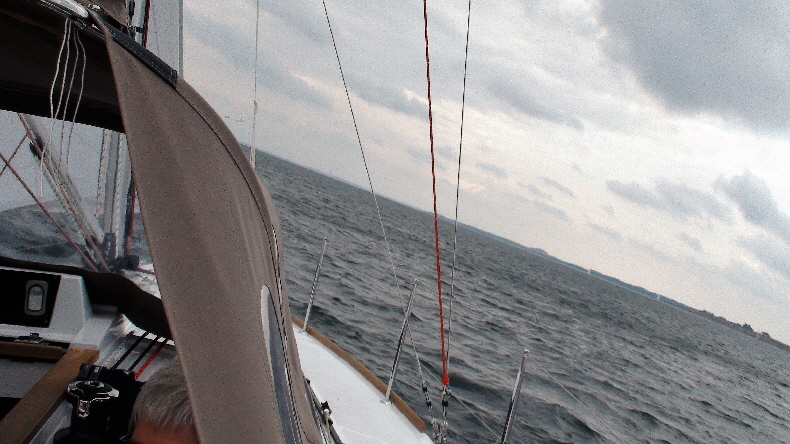 Kamera parallel zum Schiff