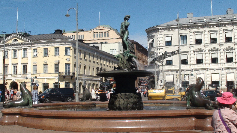 der Brunnen der nackten Jungfrau (war damals sehr anstößig)