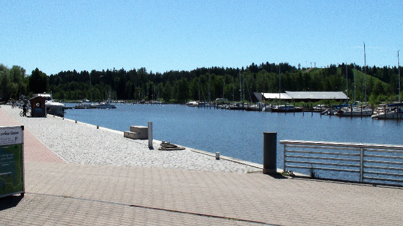 Porvoo Uferpromenade mit Womo