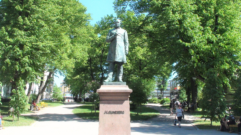 Denkmal des finnischen Heimatdichters J. L. Runeberg
