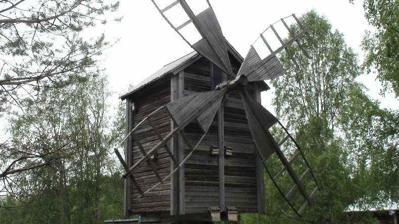 und Windmühle