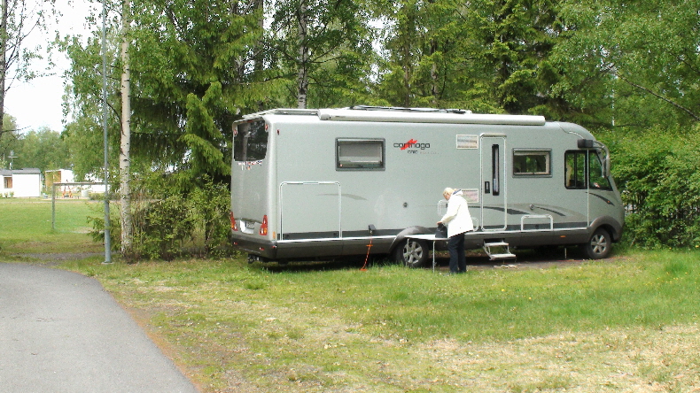 Stellplatz auf dem CP
