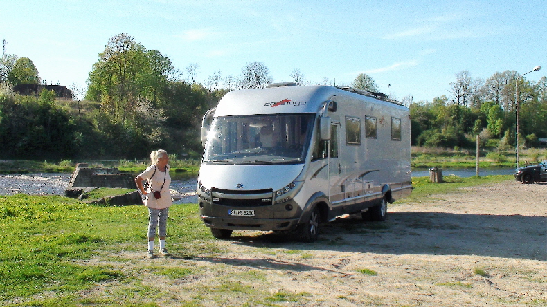 Stellplatz an der Memele