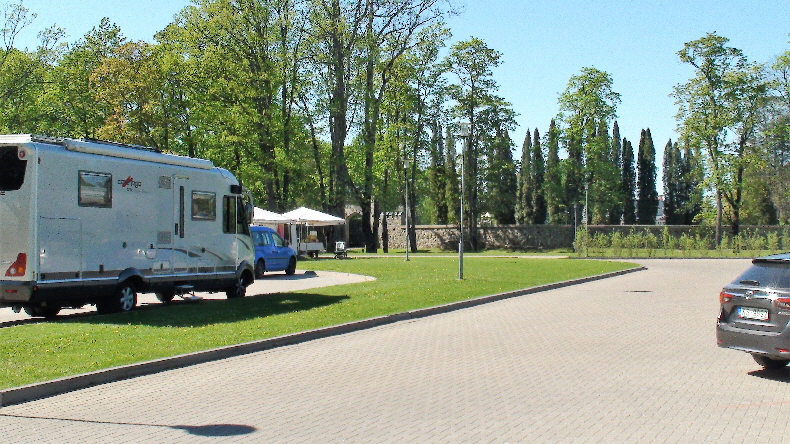Blick Richtung Schlossareal