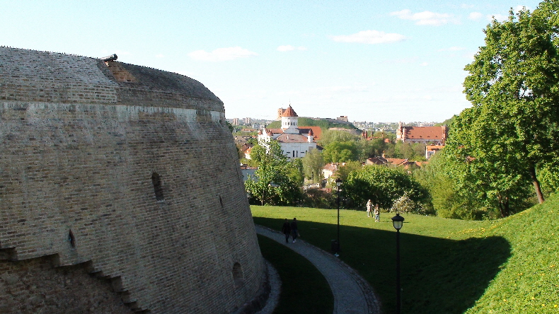 Blick vorbei an der Artilleriebastion