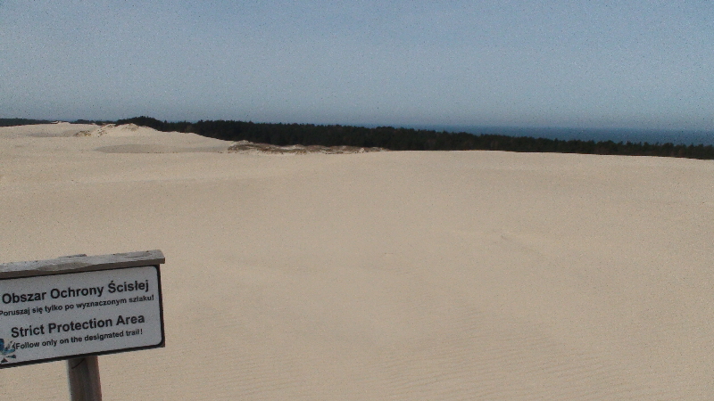 Düne Laka Góra Blick zur Ostsee