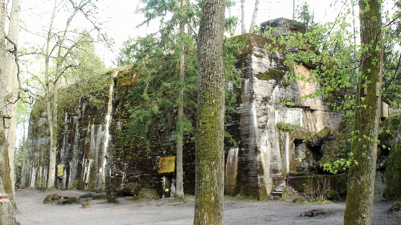 Wolfsschanze, Bunker 13, Hitlers zu Hause an (insgesamt) 830 Tagen