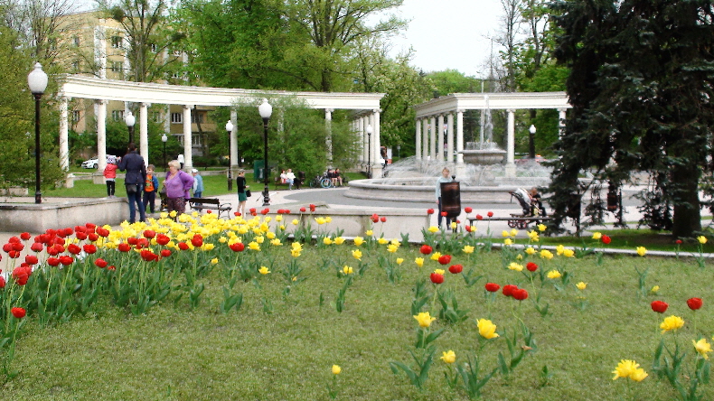 Park nahe Schillerdenkmal