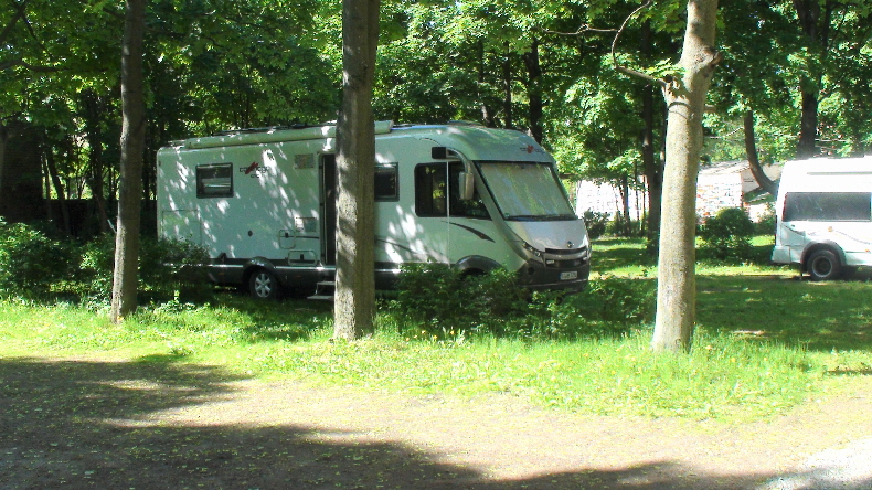 ein lauschiges Plätzchen nahe dem Leninplatz