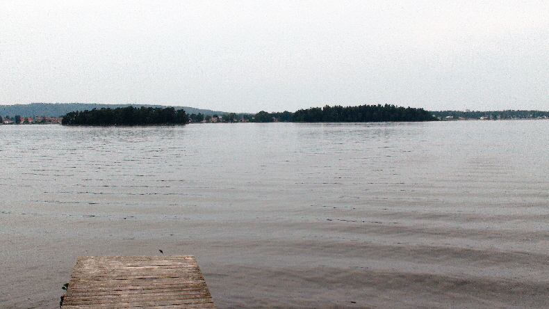 Blick auf Vättern von der Landzungenspitze