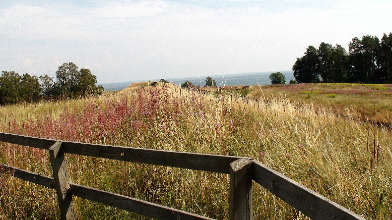 Blick von einem Wall