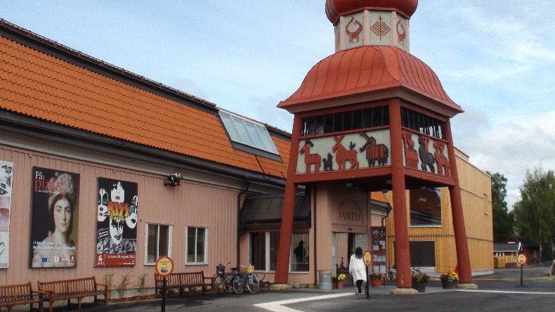 Eingang Freiluftmuseum Jamtli