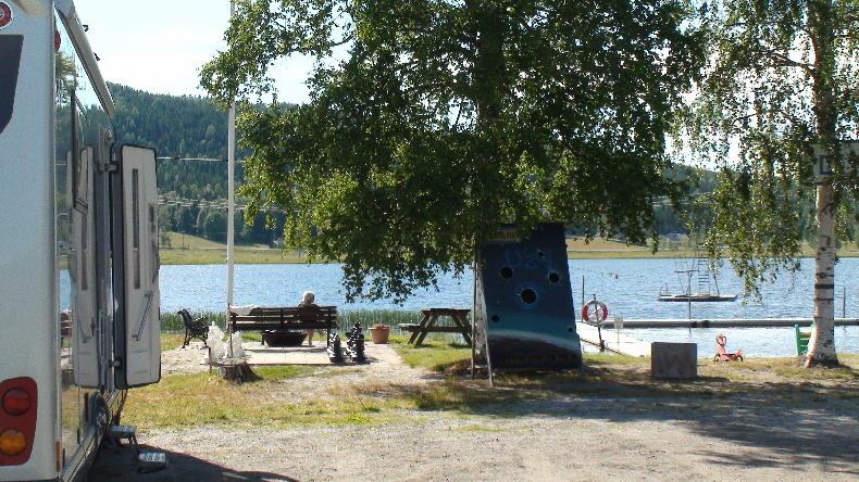 idyllische Badestelle Bredbyn