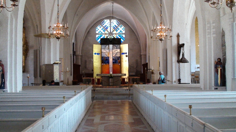 Altarbild mit Glaskunst